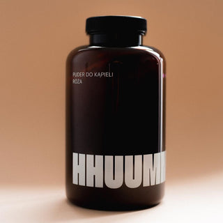 HHUUMM Premium - Puder do kąpieli - róża 350g