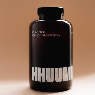 HHUUMM Premium - Sól do kąpieli - róża, rozmaryn, paczula 550g