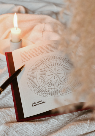 SFERA ŻYCIA - Dziennik Autorefleksji / rozwojowy przewodnik dla kobiet - burgund