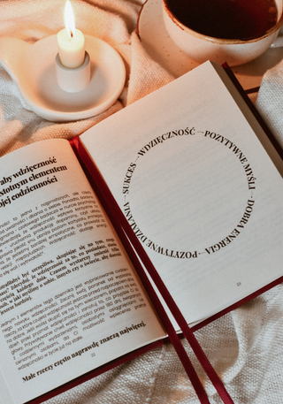 SFERA ŻYCIA - Dziennik Autorefleksji / rozwojowy przewodnik dla kobiet - burgund