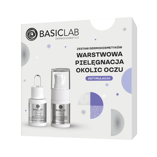 BasicLab Dermocosmetics - Zestaw do pielęgnacji warstwowej okolic oczu