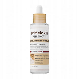 Dr.Melaxin - Delikatnie złuszczająca ampułka z ekstraktem z ryżu - Peel Shot Exfoliating White Rice Ampoule 80ml