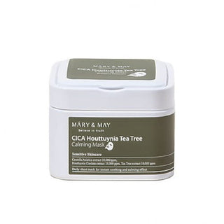 Mary & May - Zestaw Maseczek - Cica Houttuynia Tea Tree Calming Mask 30szt