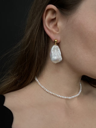 Lilé things - Kolczyki Baroque Pearl Earrings