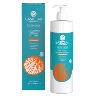 BasicLab Dermocosmetics - Łagodzący balsam do ciała po opalaniu 300ml