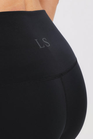 LIGAS - Legginsy z wysokim stanem icon - black