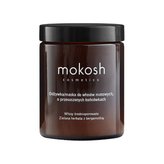 MOKOSH Cosmetics - Odżywka/maska do włosów matowych - zielona herbata z bergamotką 180ml