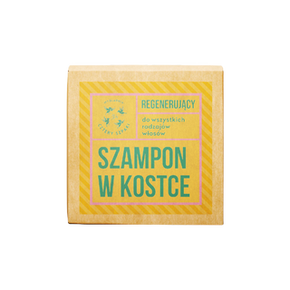 Mydlarnia Cztery Szpaki - Regenerujący szampon w kostce - eukaliptus cytrynowy 75g