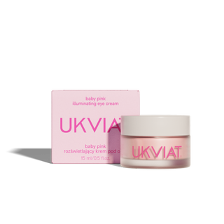 Ukviat - Rozświetlający krem pod oczy - baby pink 15ml