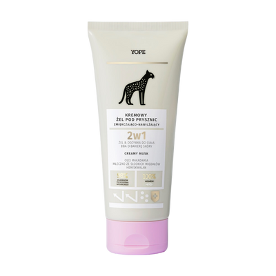 Kremowy żel pod prysznic zmiękczająco-nawilżający - creamy musk 200ml