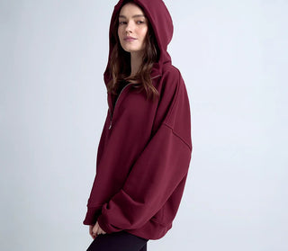 Joy in me - Bluza z zamkiem Evolve / Burgundy