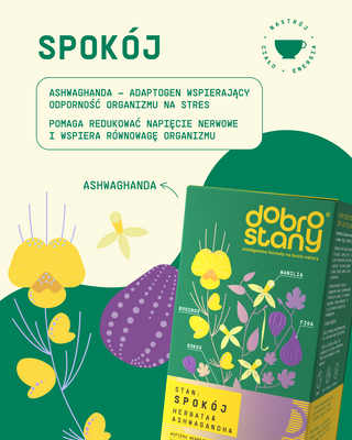 Dobrostany - Herbata z ashwaganda - spokój 20op