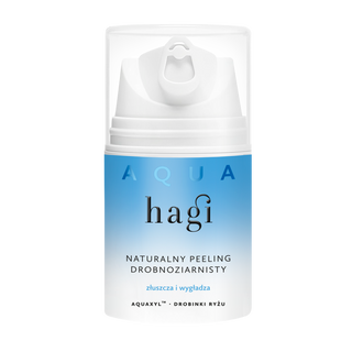 Hagi - Łagodny peeling z drobinkami ryżu - aqua zone 50ml