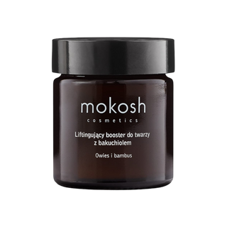 MOKOSH Cosmetics - Liftingujący booster do twarzy z bakuchiolem - owies i bambus 30ml