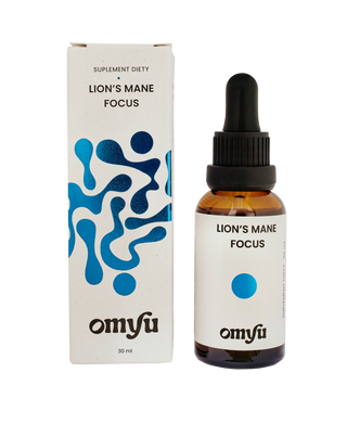 Omyu - Płynny ekstrakt z soplówki jeżowatej - lion's mane focus 30ml