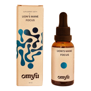 Omyu - Płynny ekstrakt z soplówki jeżowatej - lion's mane focus 30ml