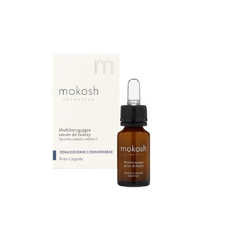 MOKOSH Cosmetics - Multikorygujące serum do twarzy - egzosomy, peptydy, witamina C 12ml