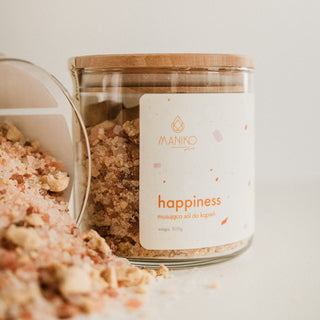 Maniko - Musująca sól do kąpieli - happiness 850g