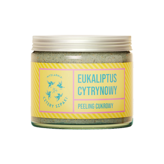 Mydlarnia Cztery Szpaki - Peeling cukrowy - eukaliptus cytrynowy 250ml