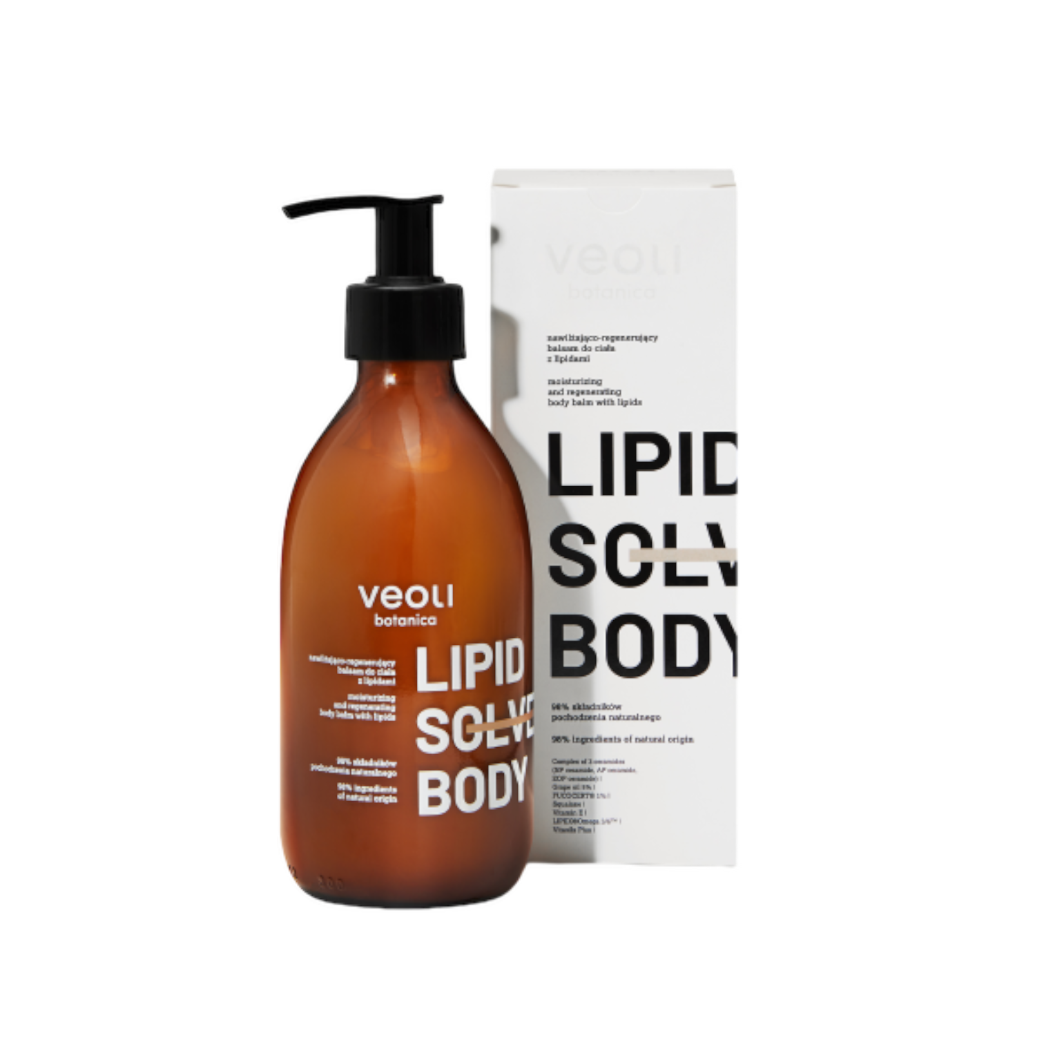 Nawilżająco-regenerujący balsam do ciała z lipidami - lipid solve body 290ml