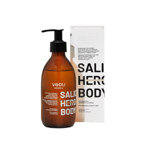 Oczyszczająco-złuszczający żel do mycia ciała - salic hero body 280ml