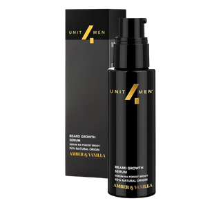 Unit4men - Serum na porost brody - amber &amp; vanilla 30ml