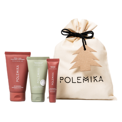 Zestaw świąteczny (peeling + maska do ust + krem do rąk)