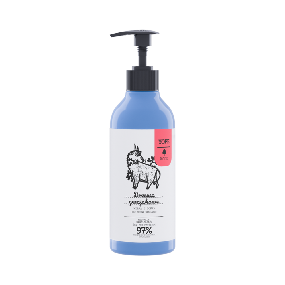 Żel pod prysznic wood - drzewo gwajakowe, mirra i tonka 400ml
