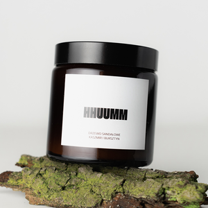 Świeca sojowa – drzewo sandałowe, kaszmir, bursztyn 120ml
