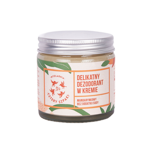 Delikatny dezodorant w kremie - mandarynkowy 60ml