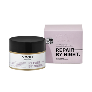 Veoli Botanica - Krem do twarzy na noc z ochroną lipidową second skin - repair by night 50ml