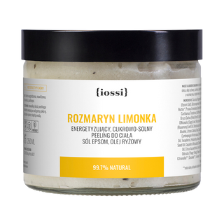 Iossi - Peeling do ciała - odświeżający rozmaryn i limonka 250ml