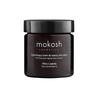Ujędrniający krem do twarzy anti-aging - róża z jagodą 60ml