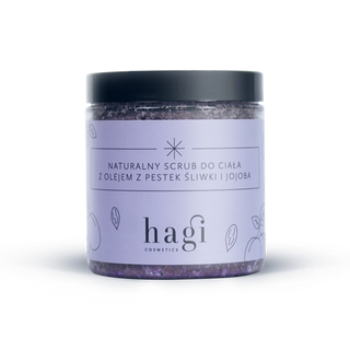 Hagi - Scrub do ciała - olej z pestek śliwki i jojoba 300g