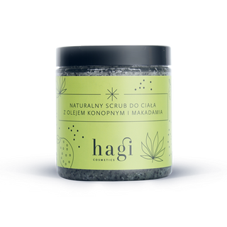 Hagi - Scrub do ciała - olej konopny i makadamia 280g