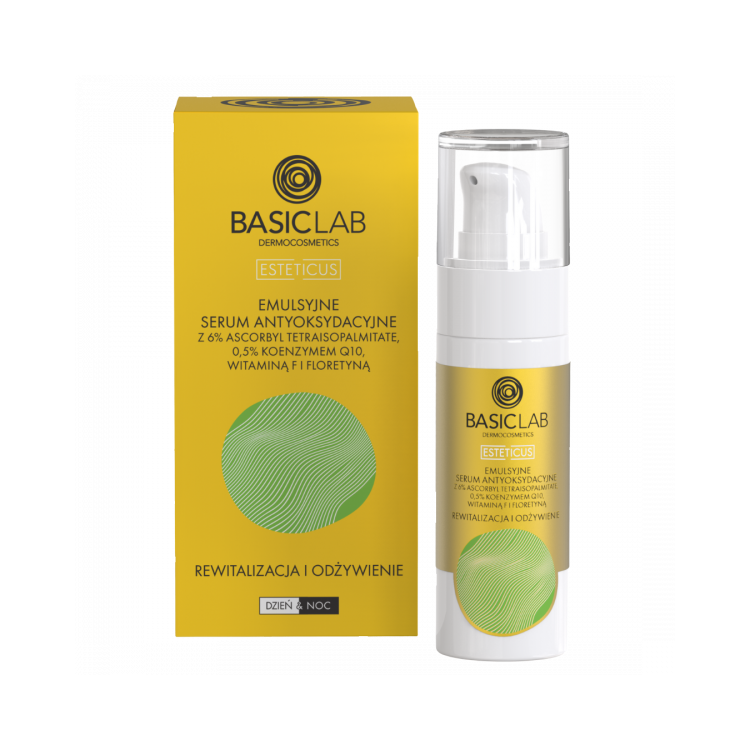 Emulsyjne serum antyoksydacyjne z 6% wit. C – 30ml