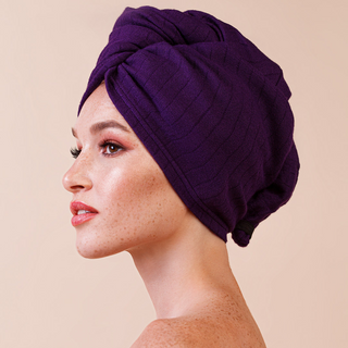 Anwen - Fioletowy turban - dry it up