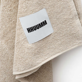 HHUUMM Premium - Lniany ręcznik frotte - natural