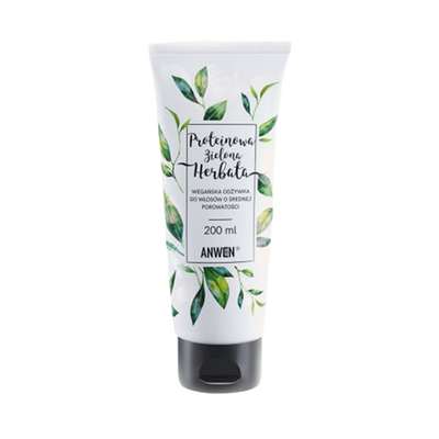 Odżywka do włosów średnioporowatych - proteinowa zielona herbata 200ml