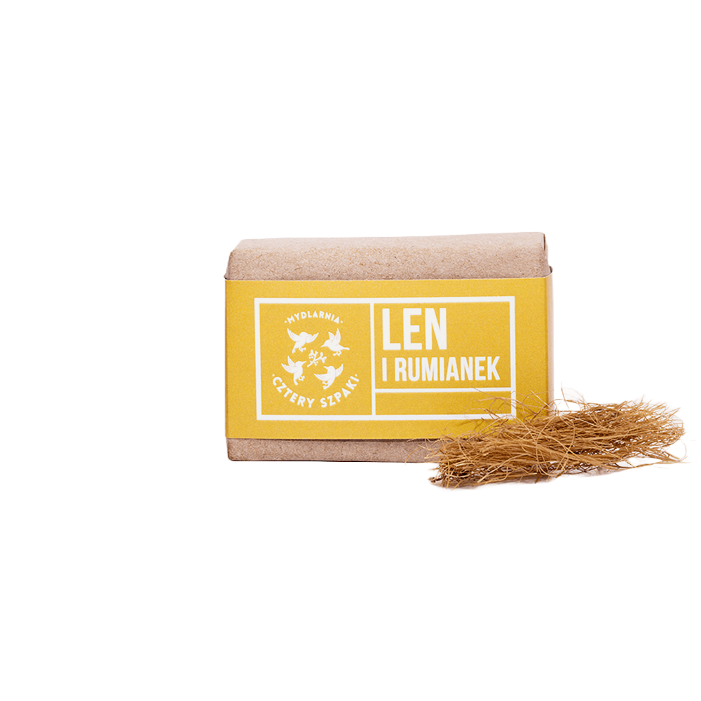 Mydło - len i rumianek 110g