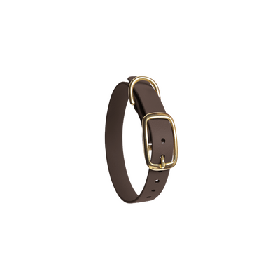 Obroża miejska Dark Brown XS