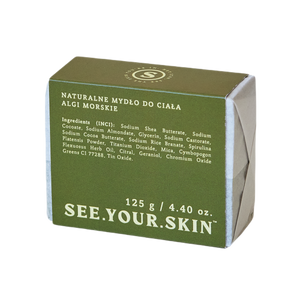 Naturalne mydło do ciała z algami morskimi 125g
