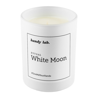 handy lab. - Świeca sojowa - white moon 200g