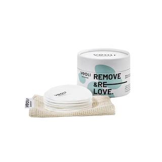 Veoli Botanica - Wielorazowe bambusowe płatki kosmetyczne  - remove &amp; relove