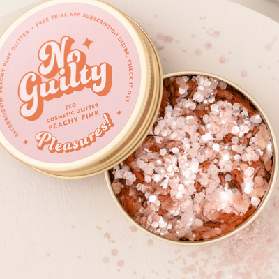 Bio brokat - peachy pink 10g
