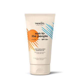 Resibo - Lekki krem do twarzy i ciała SPF50 - sun to the people 150ml