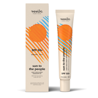 Resibo - Lekki krem do twarzy i ciała SPF50 - sun to the people 50ml